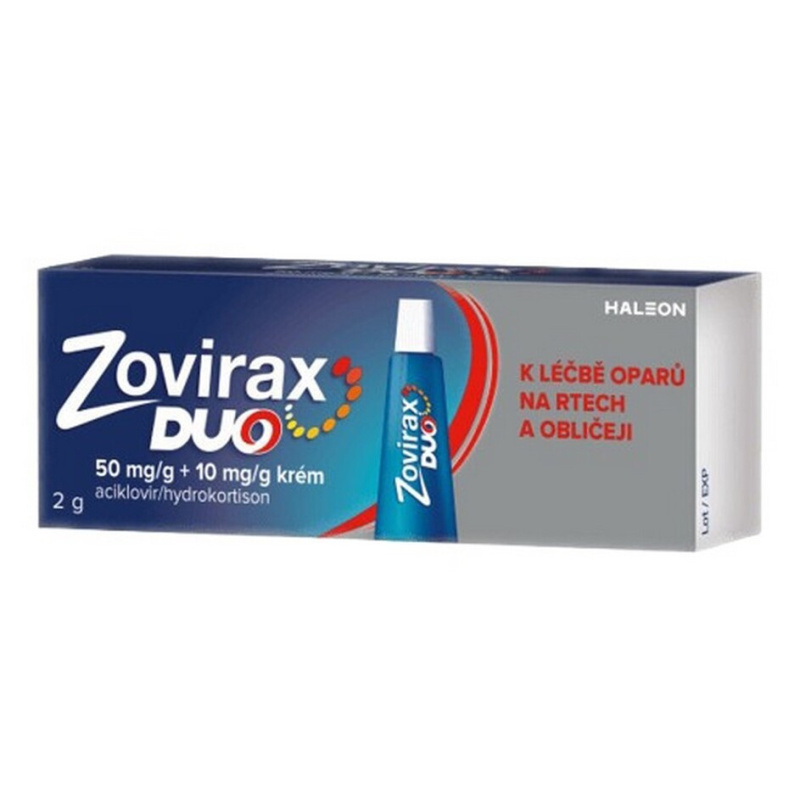 ZOVIRAX DUO 50MG/G+10MG/G krém 1X2G II