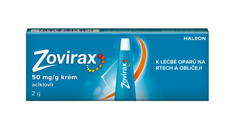 Zovirax 50mg/g, krém při oparech na rtu 2g