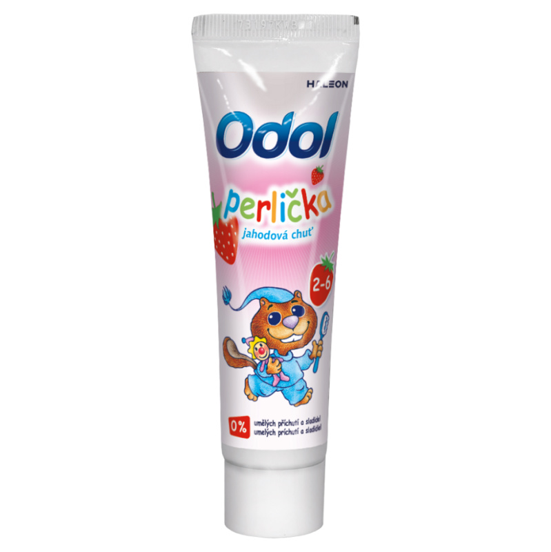 ODOL Perlička  jahodová chuť Zubní pasta od 2 let 50 ml