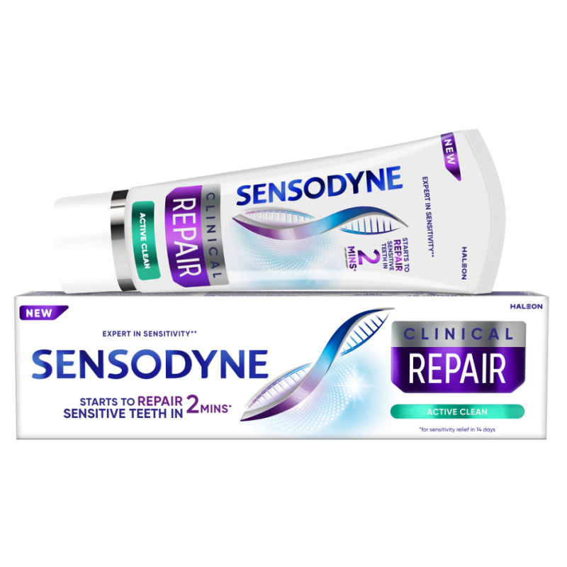 Sensodyne Clinical Repair Active Clean zubní pasta 75 ml
