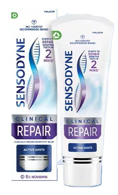 Sensodyne Clinical Repair Active White zubní pasta 75 ml