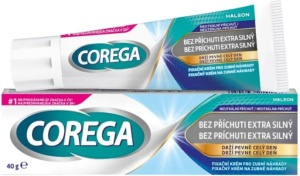 Corega Bez příchuti extra silný fixační krém 40 g