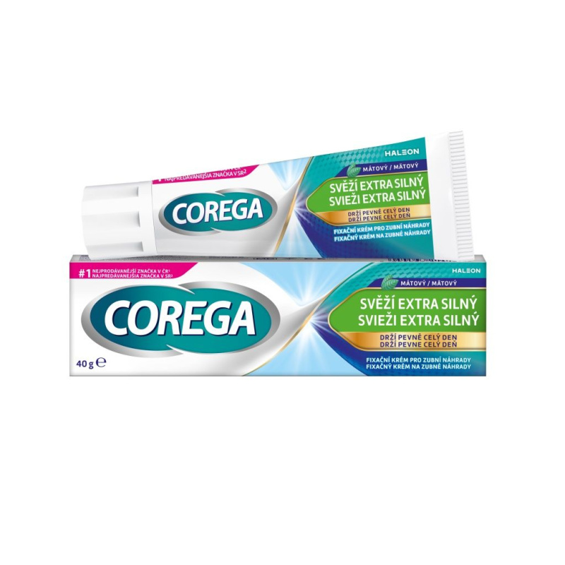 COREGA Fixační extra silný krém Svěží dech 40 g