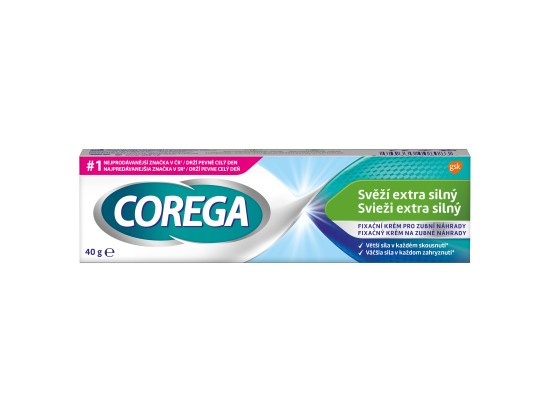 COREGA Fixační extra silný krém Svěží dech 40 g