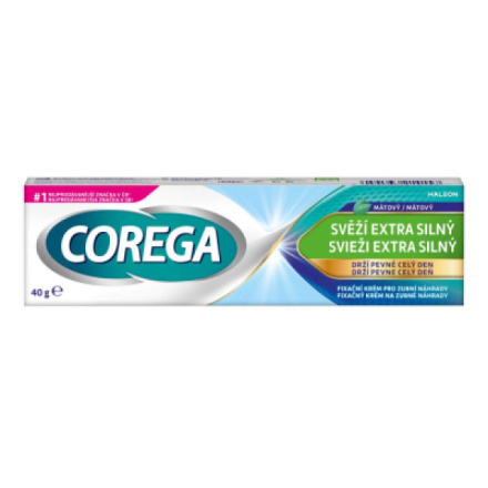 COREGA Fixační extra silný krém Svěží dech 40 g