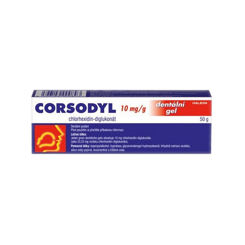 Corsodyl 1% gel stm.gel 1x50g