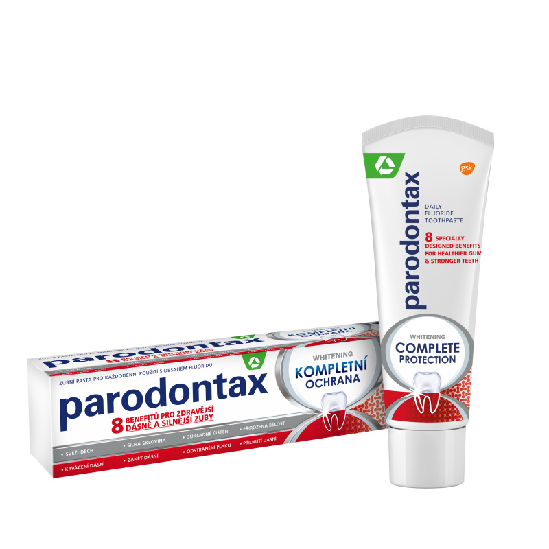 Parodontax Whitening Zubní pasta na paradentózu a kompletní ochranu zubů