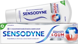 Sensodyne Sensitivity & gum Zubní pasta whitening pro citlivé a bílé zuby