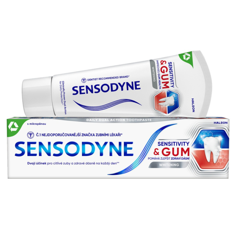 Sensodyne Sensitivity & gum Zubní pasta whitening pro citlivé a bílé zuby