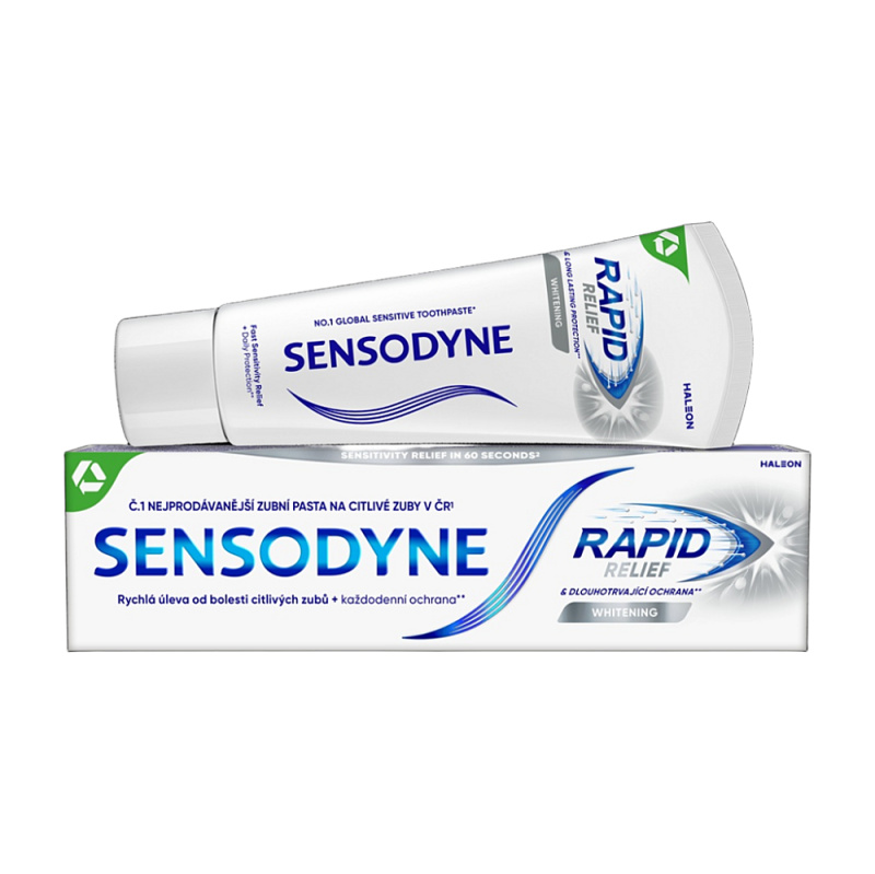 Sensodyne Zubní pasta rapid whitening pro citlivé a bílé zuby