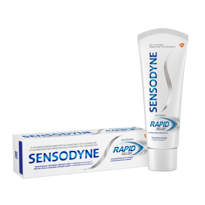 Sensodyne Zubní pasta rapid whitening pro citlivé a bílé zuby