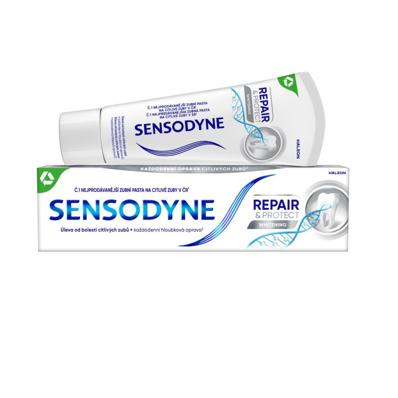 Sensodyne Repair & protect Zubní pasta Whitening pro citlivé a bílé zuby