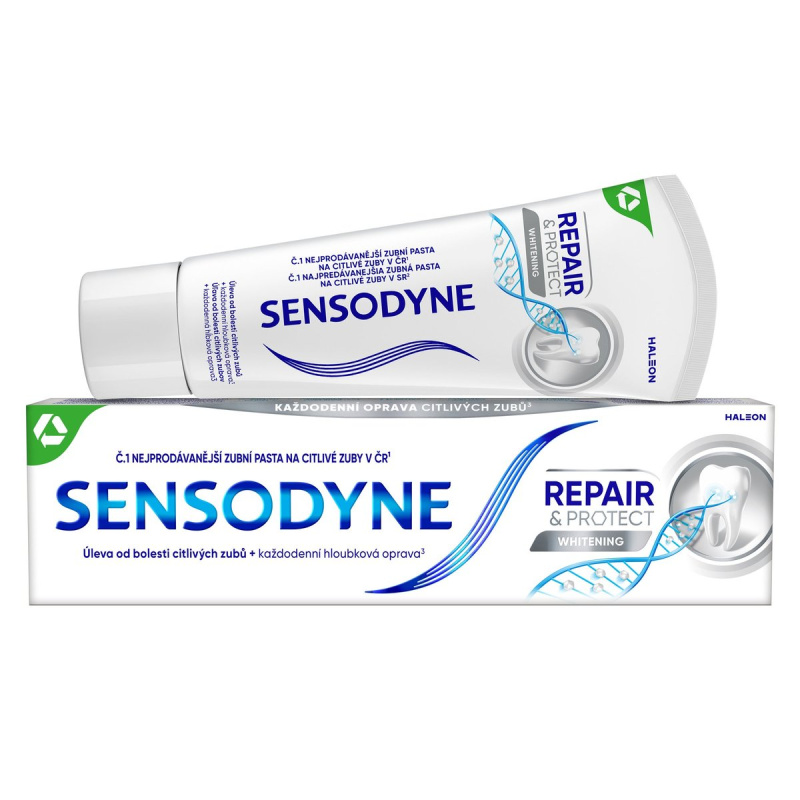 Sensodyne Repair & protect Zubní pasta Whitening pro citlivé a bílé zuby