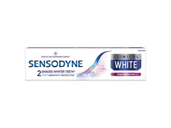 Sensodyne Clinical White Stain Protector bělicí zubní pasta 75 ml