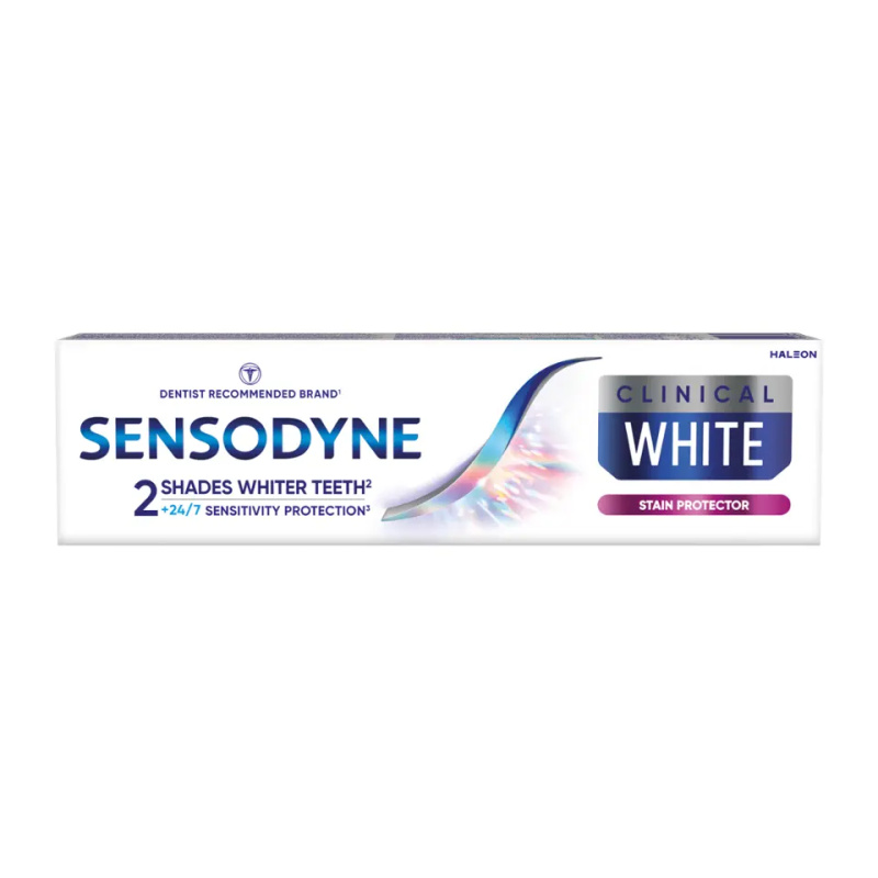 Sensodyne Clinical White Stain Protector bělicí zubní pasta 75 ml