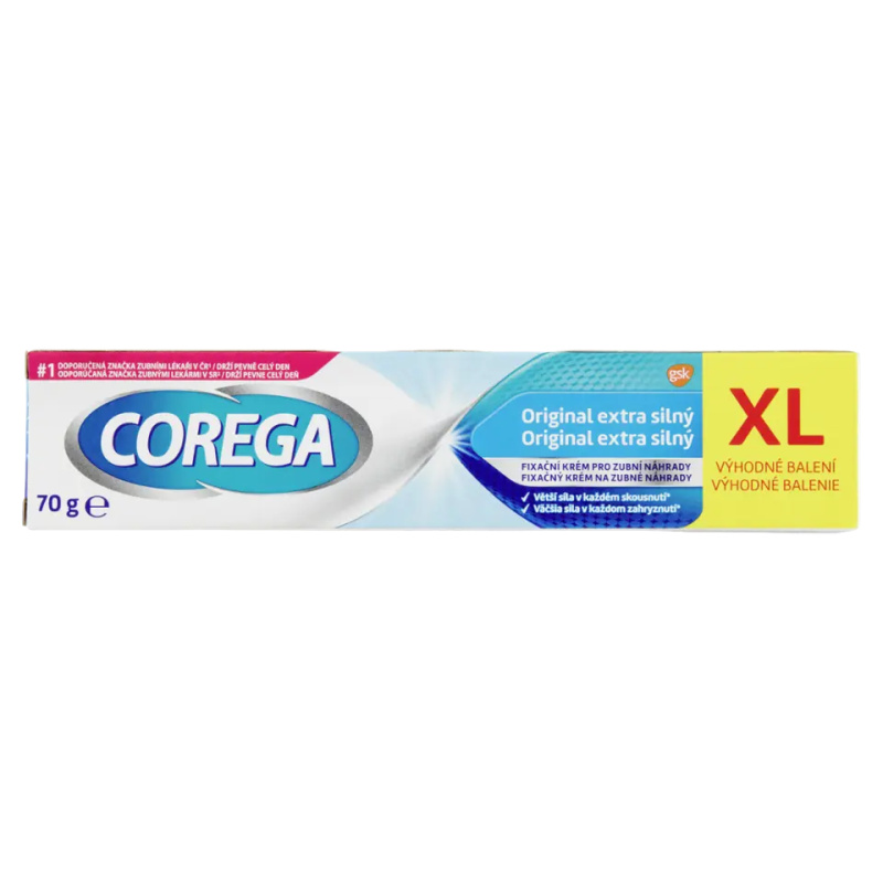 Corega Original Extra silný XL fixační krém 70 g