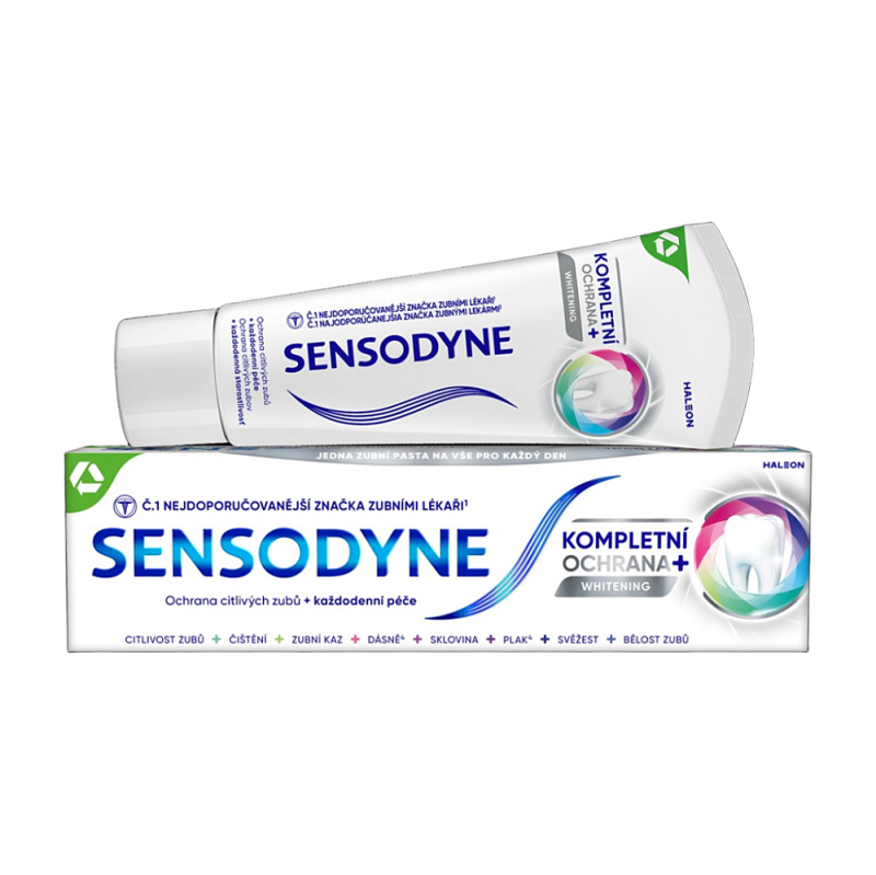 Sensodyne Kompletní ochrana + Whitening zubní pasta