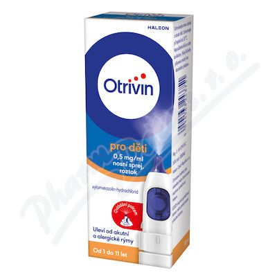 OTRIVIN Pro děti 0,5 mg/ml nosní sprej, roztok