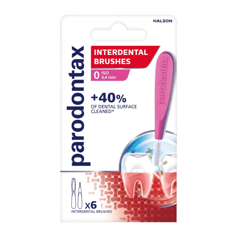 Parodontax Mezizubní kartáček 0.4 mm 6 ks
