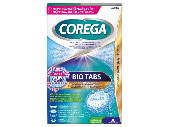 Corega Bio Tabs čisticí tablety 30ks