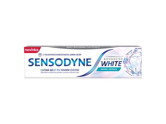 Sensodyne Advanced White Enamel Defence bělicí zubní pasta 75 ml