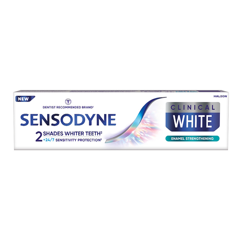 Sensodyne Clinical White Enamel Strengthening bělicí zubní pasta 75 ml
