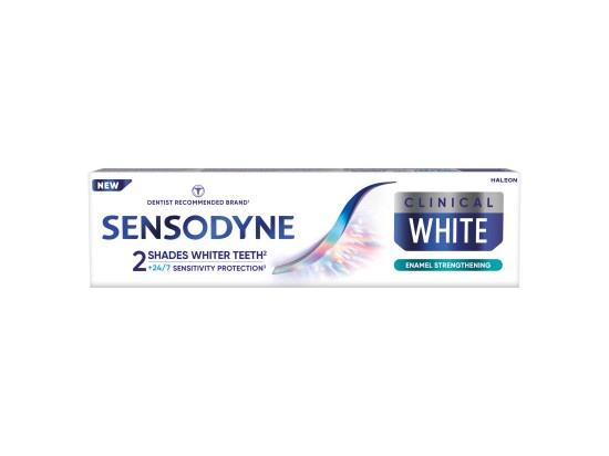 Sensodyne Clinical White Enamel Strengthening bělicí zubní pasta 75 ml