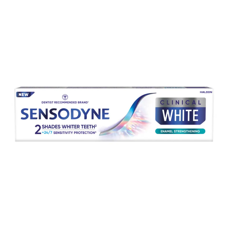 Sensodyne Clinical White Enamel Strengthening bělicí zubní pasta 75 ml