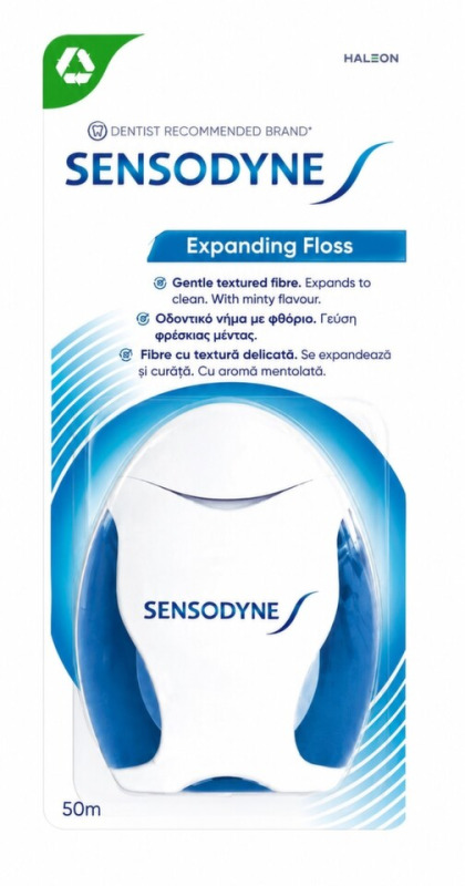 Sensodyne Expanding Floss dentální nit 30 m
