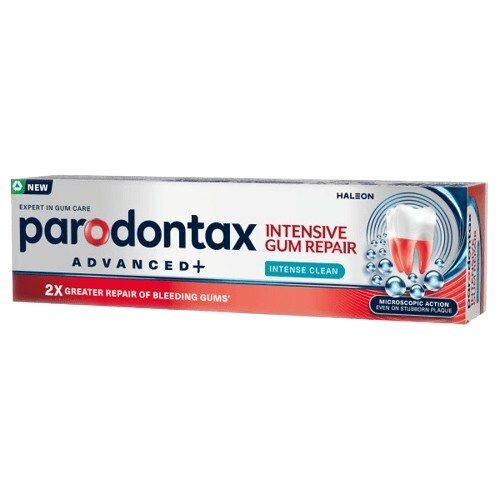 Parodontax Advanced+ Intensive Gum Repair Intense Clean zubní pasta s fluoridem 75 ml