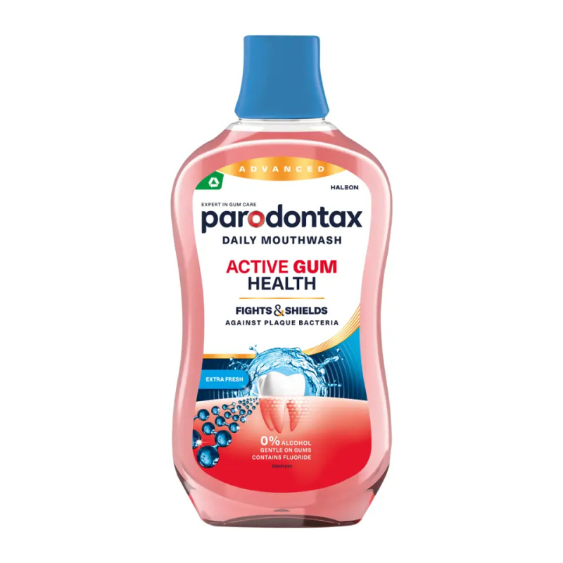 Parodontax Advanced Active Gum Health Extra Fresh ústní voda 500 ml