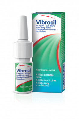 VIBROCIL 0,25 mg/ml Nosní sprej 15 ml