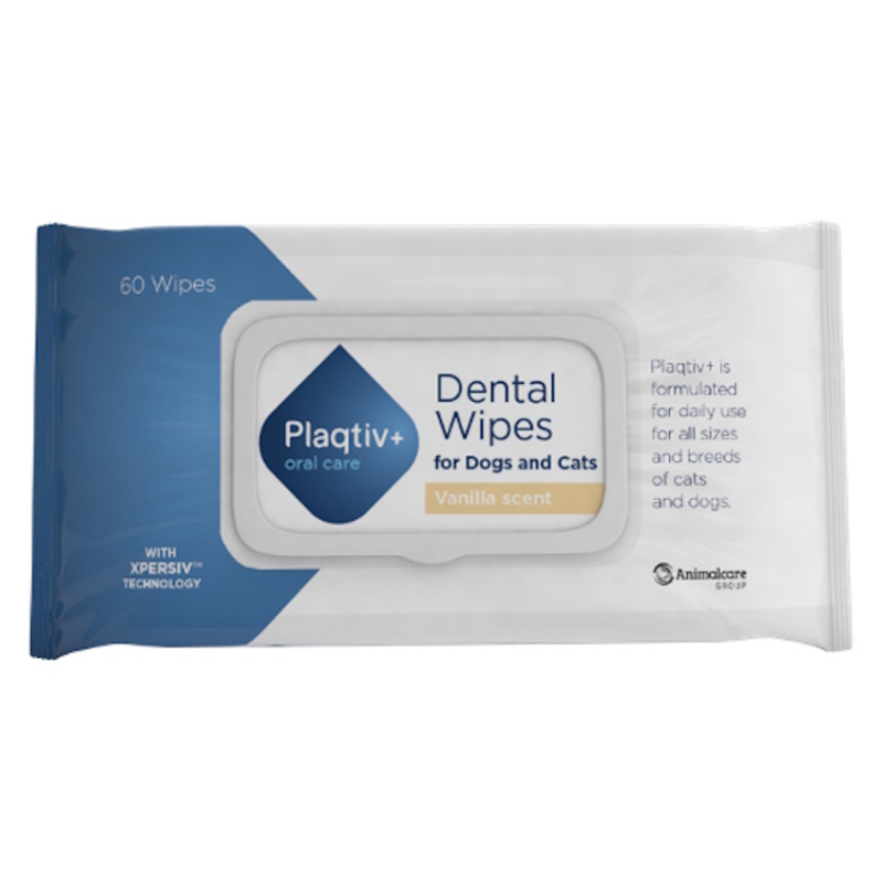 Plaqtiv+ Oral care Dentální ubrousky  60ks