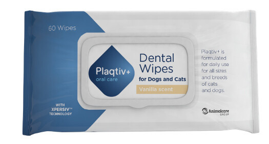 Plaqtiv+ Oral care Dentální ubrousky  60ks