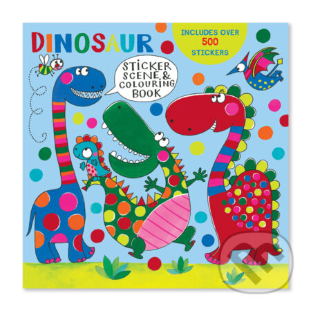 Set omaľovánky a nálepok - Rawr Rawr Dinosaur