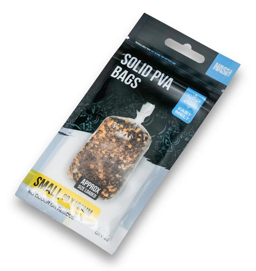 Nash pva sáčky solid pva bags fast melt - small