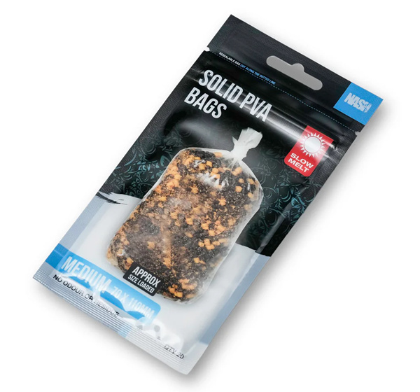 Nash pva sáčky solid pva bags slow melt - medium