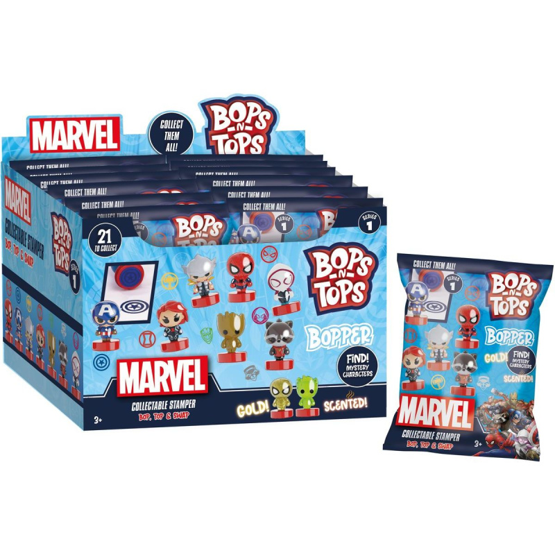 Razítka Marvel Bops/Tops