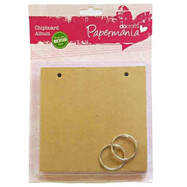 Album kartonové s knihařskými kroužky 15×15cm