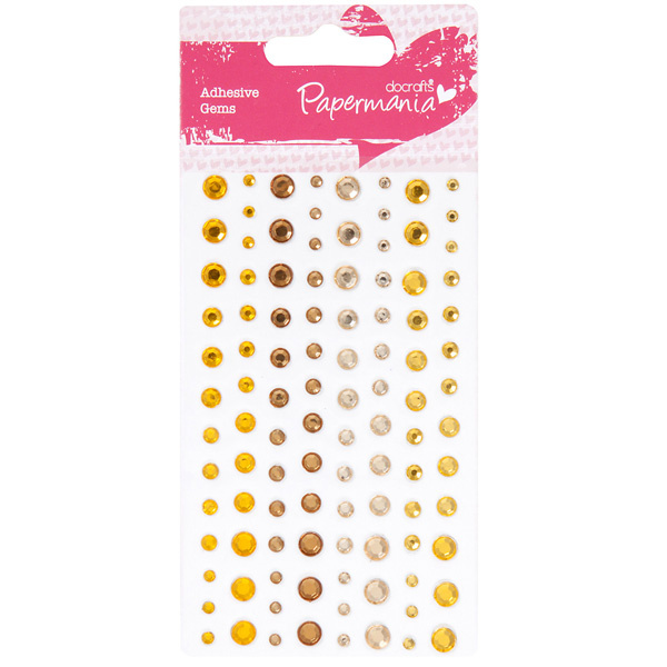 Samolepicí kamínky Capsule Sunshine 104ks