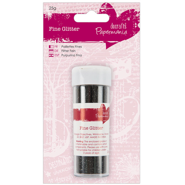 Třpytky černé (25g)