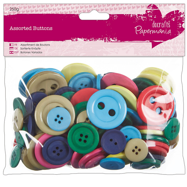 Knoflíky 250 g, brights, PMA 354317 Davona s.r.o.