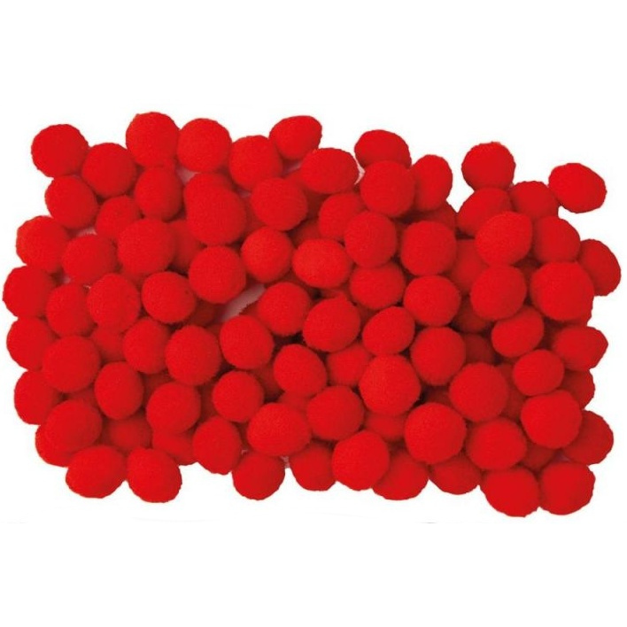 Bambulky mini (120ks) Červené