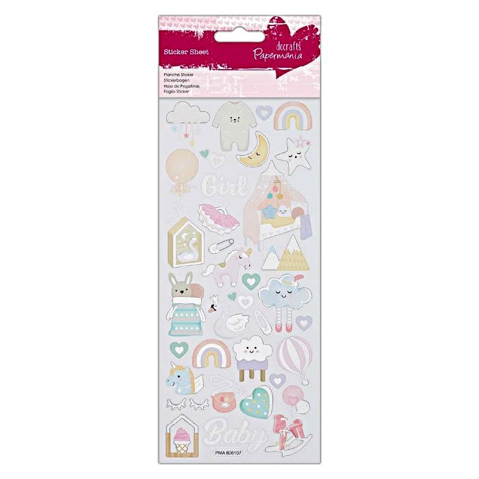 Samolepky 10x23cm - Pro holčičku