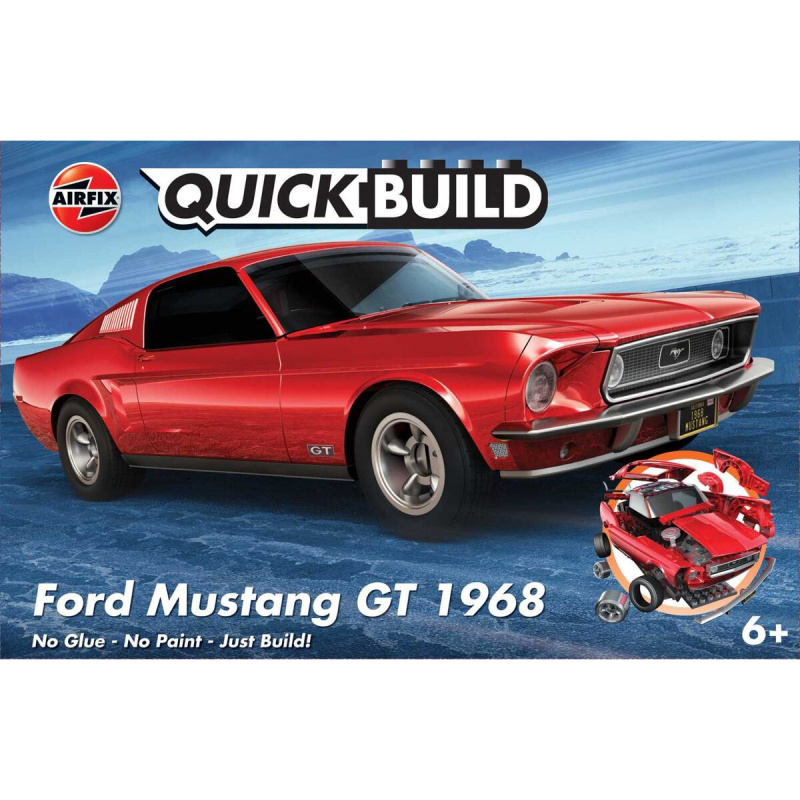 Airfix Quick Bulid J6035 Ford Mustang GT 1968