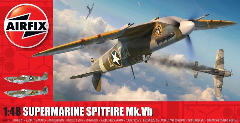 Airfix Classic Kit letadlo A05125A Supermarine Spitfire Mk.Vb 1:48