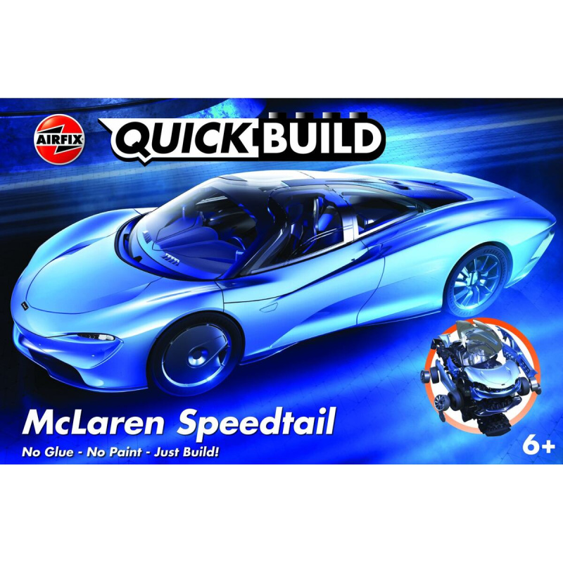 Quickbuild Mclaren Speedtail - plastikový model