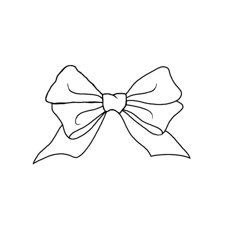 Mašle - silikonové gelové razítko (1ks)