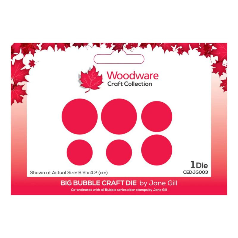 Kruhy - vyřezávací kovová šablona Big Bubble (1ks)