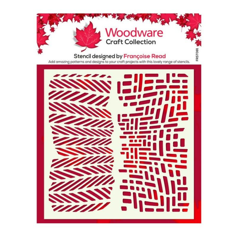 Plastová šablona 15x15cm mix motivů č.2